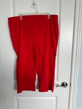 Michel Studio Red Capris